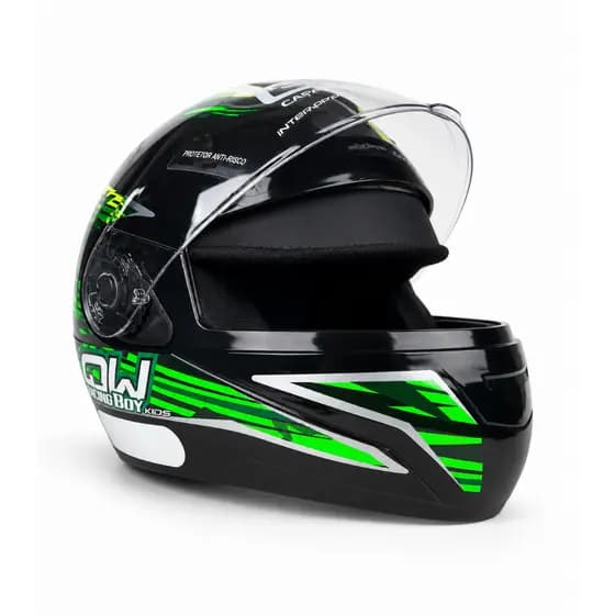 Capacete Moto Infantil Menino Menina Moto - Gow Kids