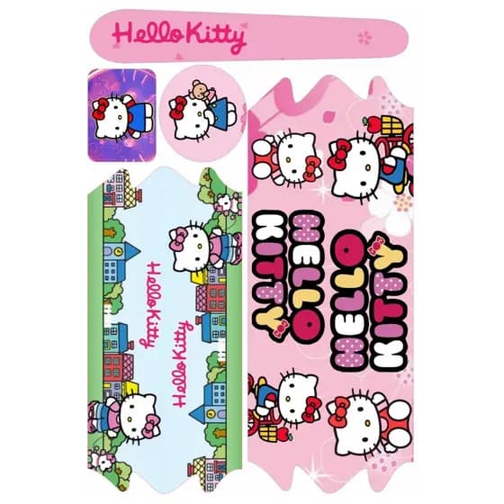 Cartela De Adesivo P/ Bike Hello Kit Aro 12/16/20/24