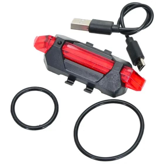 Sinalizador Lanterna Bike Luz LED Recarregável Segurança