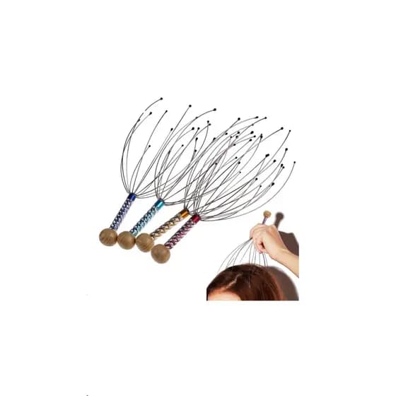 Massageador Capilar Com 12 Pontas