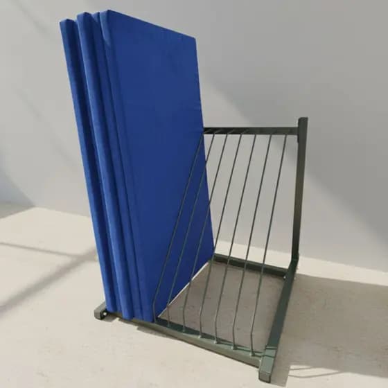 Suporte Para 10 Colchonetes Reforçado Para Academia Porta-Colchonete Fitness