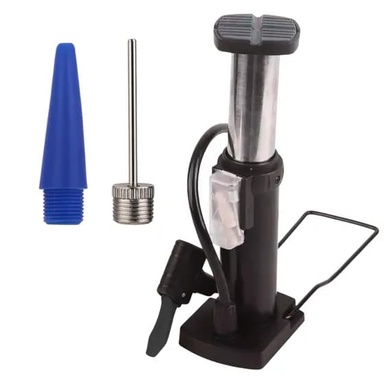 Mini Bomba de Ar Portátil com Pedal – Enche Pneus de Carro, Bike, Moto, Bolas e Infláveis