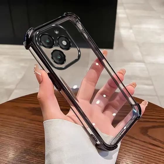 realme Note 70 60 60x 50 60s note70 Capa De Telefone Transparente Completa À Prova De Choque Macia Cantos Airbag