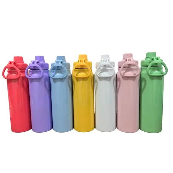 Garrafa Fitness Personal 800ml | Squeeze Academia BPA Free | Garrafa Esportiva Resistente,Metálica