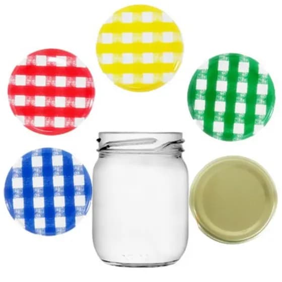 5 Potes Conserva 250ml De Vidro para bolo no pote pra festa salada