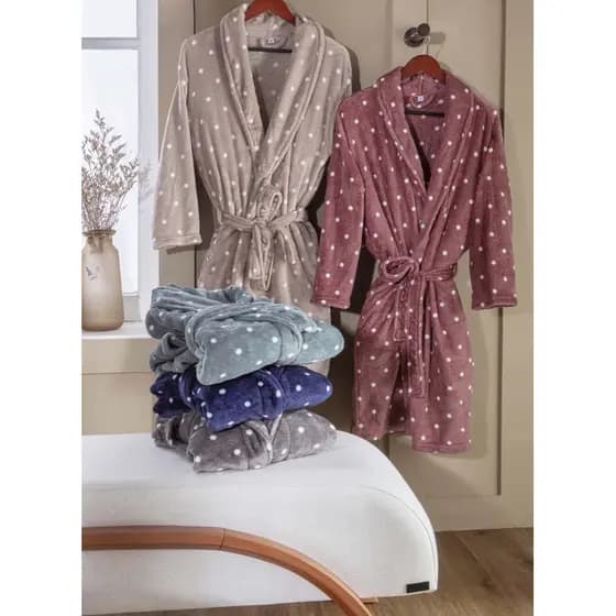 Roupão robe quentinho Microfibra Adulto microfibra Várias Cores Promoção