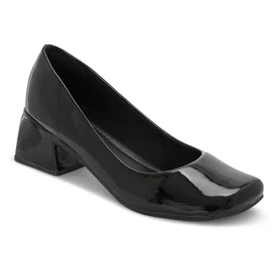 Scarpin Macerata Feminino Salto Bloco Médio Elegante Confortável Girl Boss Ref: 200