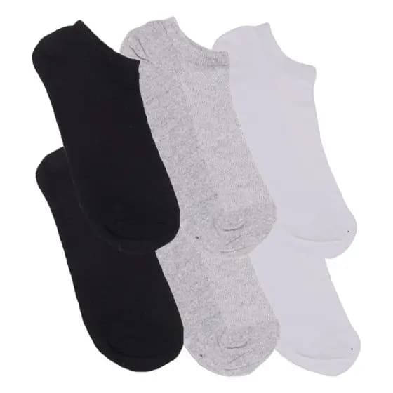 Kit 12 pares de Meia Soquete Masculina Invisível Cano Curto C/ algodão