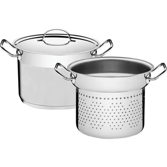 Jogo Cozi-Pasta Tramontina Aço Inox Professional 20cm 2 Pç