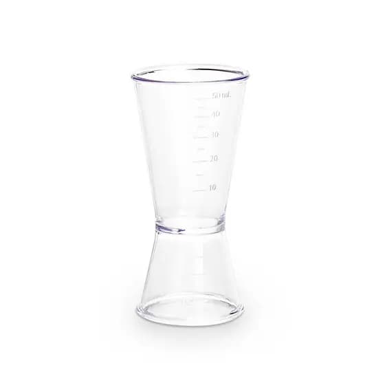 01 Dosador De Bebidas Acrilico Cristal C/ Medidor 50x20ml