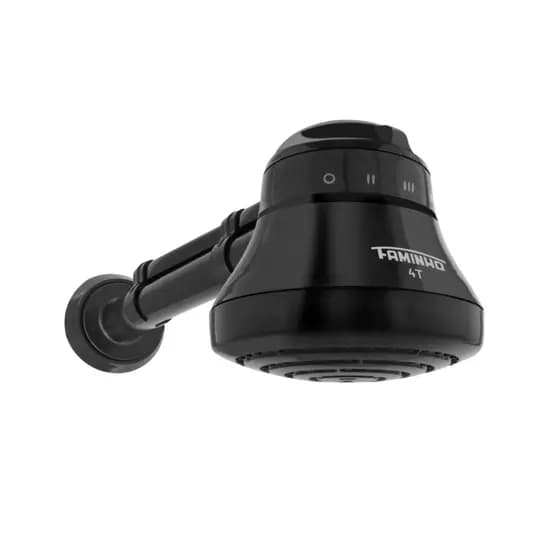 Chuveiro Elétrico Fame Ducha Faminho 4t 4215 Preto Com Cano 4t 6800w 220v Potência 6800 W