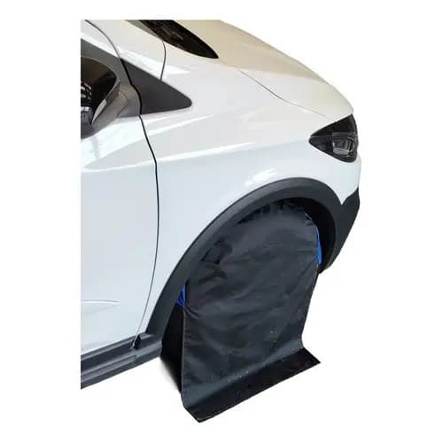 kit Capas Protetora Roda Pneu Preto Anti Xixi Cachorro