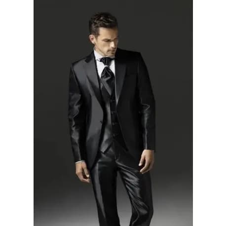 Terno Masculino SLim Poliviscose de Luxo Dois Botões- Corte Italiano Duas Aberturas e colete