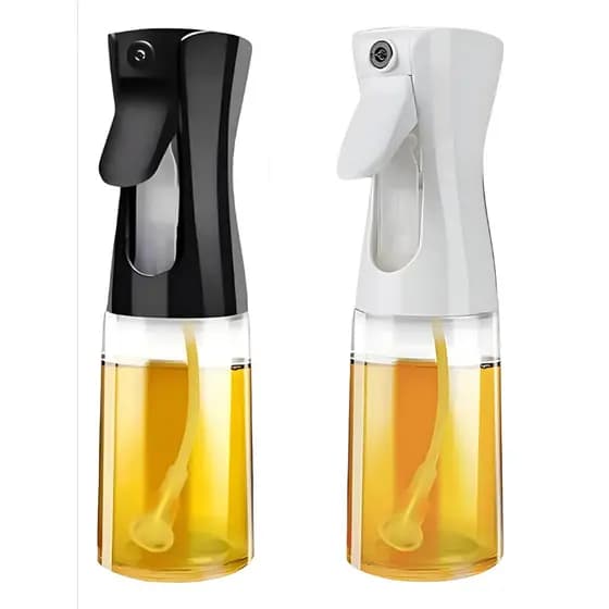 Borrifador Spray 220ML Vinagre Azeite Culinário Pulverizador Vidro Galheteiro em acrílico