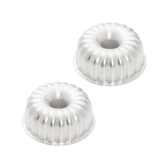 Kit com 2 Formas de Bolo Gomada N°18 Para Confeiteiras e Boleiras - Bolos, Mousse, Tortas e Muito Mais - Bolos Lindos e Decorados