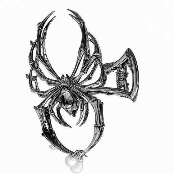 Presilha Aranha - Prendedor de cabelo importado estilo gótico
