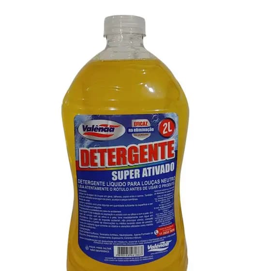 Detergente Liquido Para Louças Neutro Super Ativado 2L
