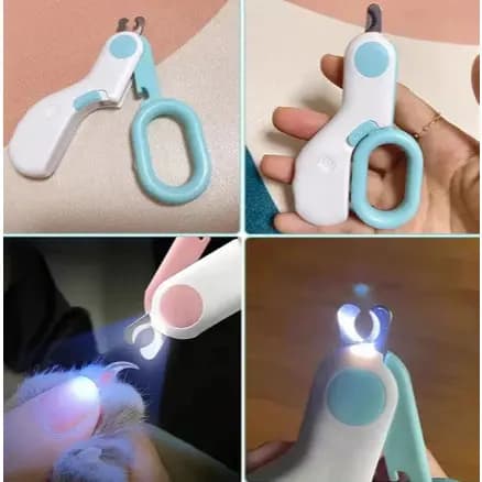 Cortador De Unhas Profissional Para Animais De Estimação , Luz LED , Garra , Tesoura Gatos , Cães Pequenos , Acessórios
