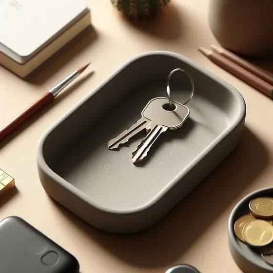 Mini Bandeja Porta Chaves para decoraçãoda casa