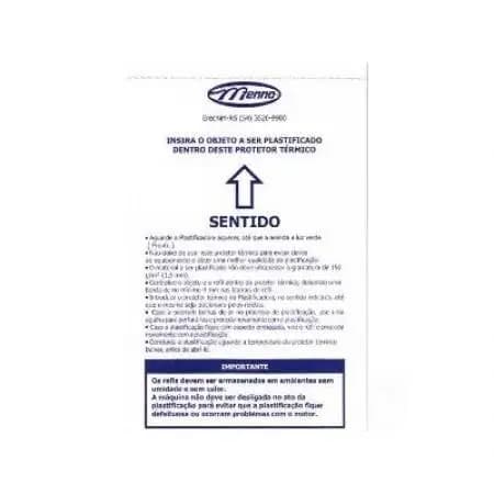 Protetor Térmico A4 Menno Papel Couchê 170g 230X360mm