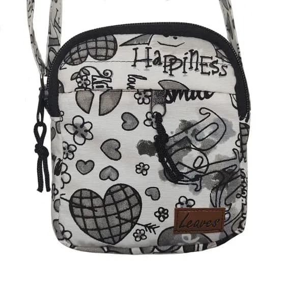 Bolsa de Oubro Shoulder Bag Estampado Branco