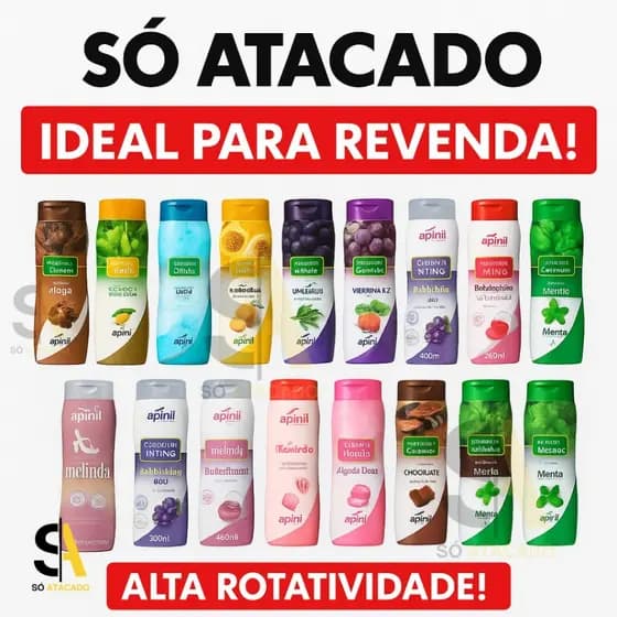 Kit 10 und Sabonete Íntimo Apinil— PODE ESCOLHER | Higiene Feminina pH Balanceado