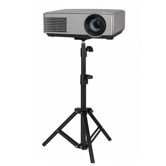 Tripé Suporte Universal 2,10m Para Ring Light Nível Laser e Projetor Hy300 Ajustável e Reforçado