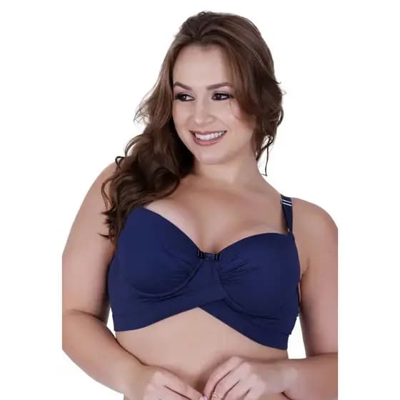Sutia Plus Size Reforçado Sutiã Sustentação Bojão Cruzado 195