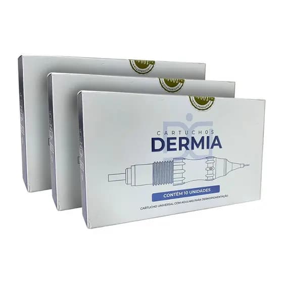 Kit Com 3 Caixas Agulhas Encaixe Fácil 1Rl 0,30ml - Dermia