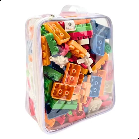 1 Organizador Bloco de Montar Carrinhos Brinquedos Bonecas Quarto Infantil Guarda Roupa - TAM P