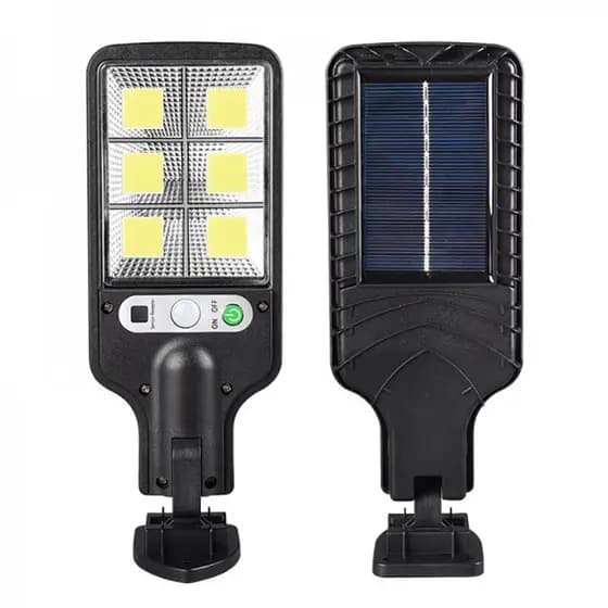 Luminária Solar 100w Forte Refletor Led Com Sensor Fotocélula