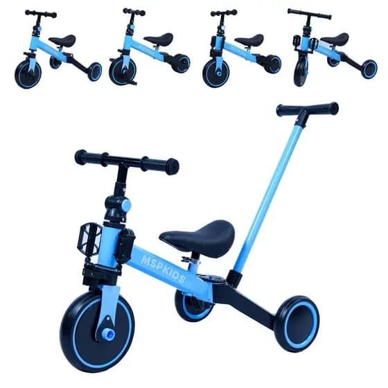 Bicicleta Triciclo Andador Equilíbrio 4 em 1