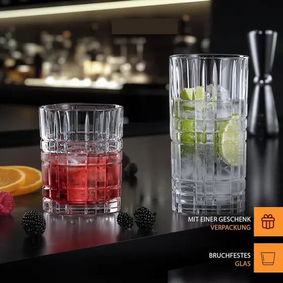Jogo de copos Imperial Conjunto de 6 Copos 360ml copos de vidro