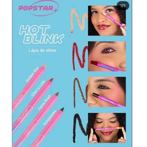 LÁPIS DE OLHOS HOT BLINK POPSTAR HBE2402