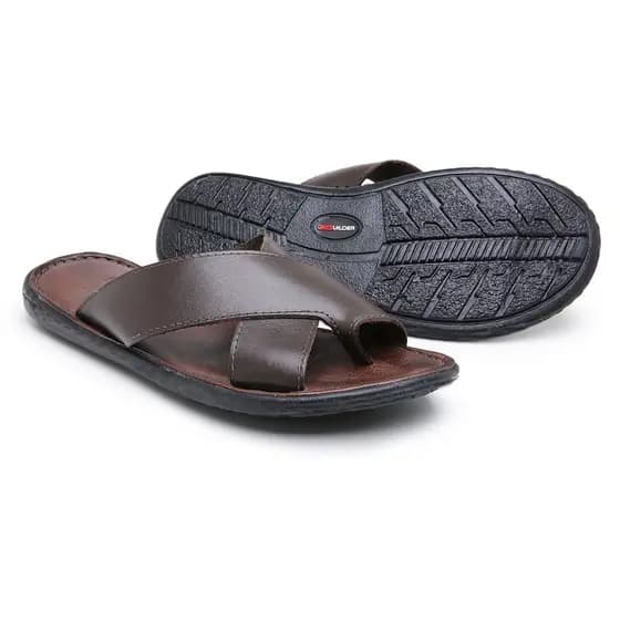 Chinelo Com Tiras Cruzadas Em Couro Bovino Chinelo Artesanal Chinela Masculino De Dedo