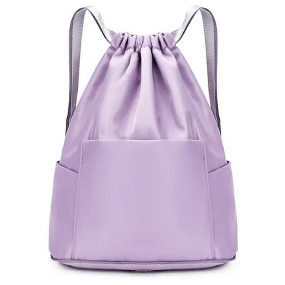 Mochila Saco Resistente Unissex Impermeável Passeio Viagem Cor Preto