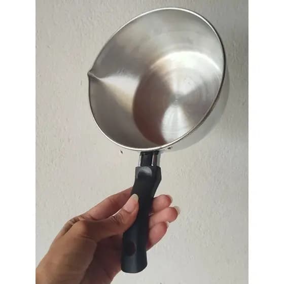 Papeiro Nº 16 de Alumínio Polido – Ideal para Mingau, Leite, Café e Papinhas