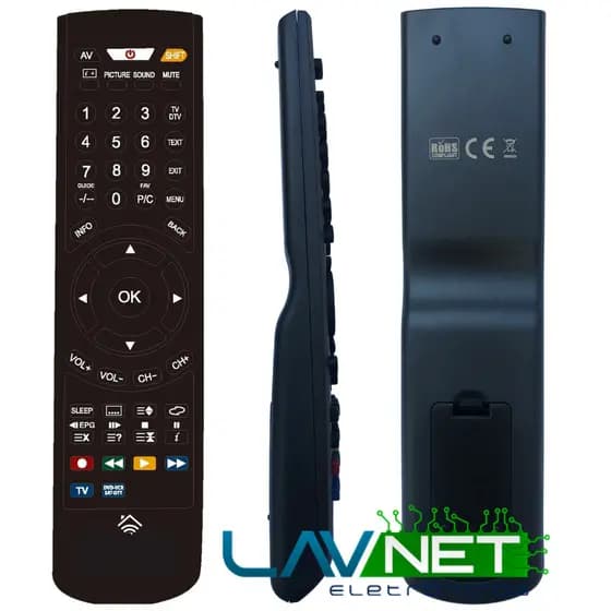 Controle Compatível Soundbar Tomate MTS-2018