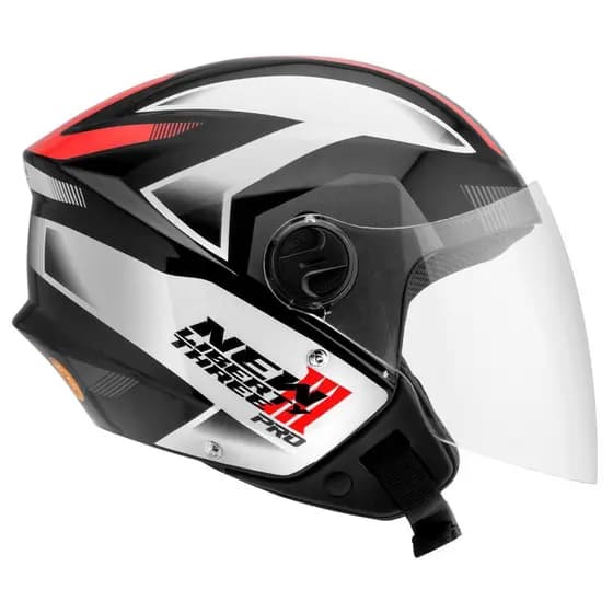 Capacete Aberto Pro Tork New Liberty Three Pro Brilhante