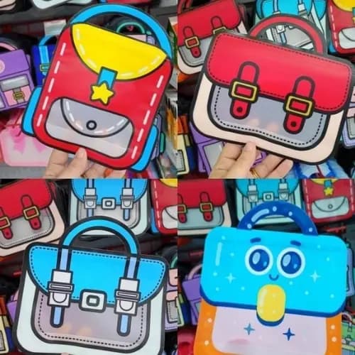 Kit Sacolinhas Surpresa Lembrancinha Saco Presente Fecho Hermético Mochila Saquinho de Lanche