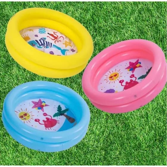 piscina infantil inflável redonda 60 cm para bebês