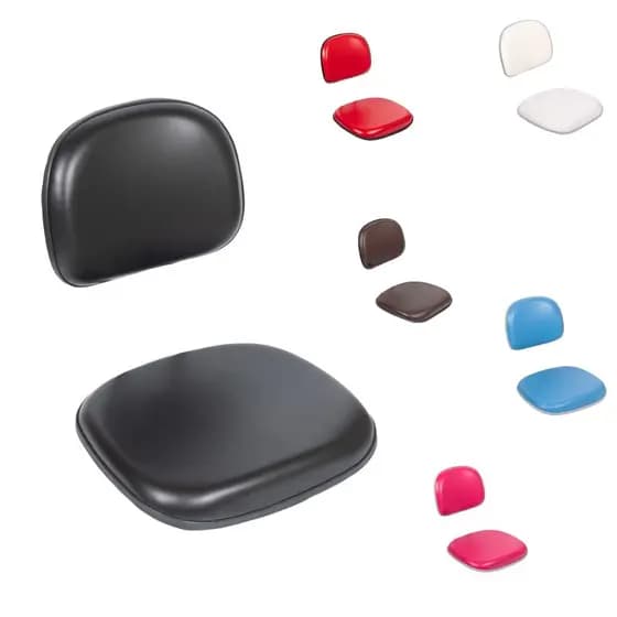 kit Conjunto Assento E Encosto Para Cadeira Secretária couro sintetico POPMOV