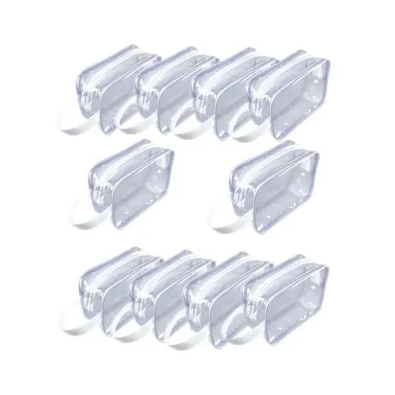 Kit Nécessaires 35 Unidades 20x15x8 Transparente Pequena