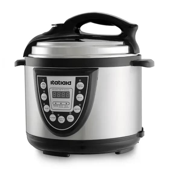 Panela de Pressão Elétrica Digital Itatiaia Midi 5L – Tecnologia e Estilo Inox