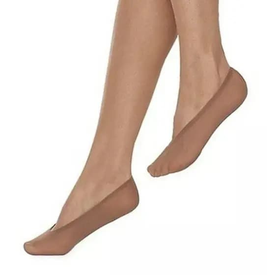 Meia Sapatilha Feminina Kit 4 Pares Loba Fio 40 invisivel 05520