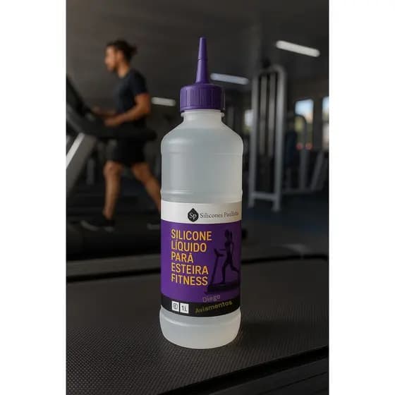Silicone Lubrificante Esteira Elétrica Profissional e Residencial 300 ml 400 ml 500 ml 1L 5 L
