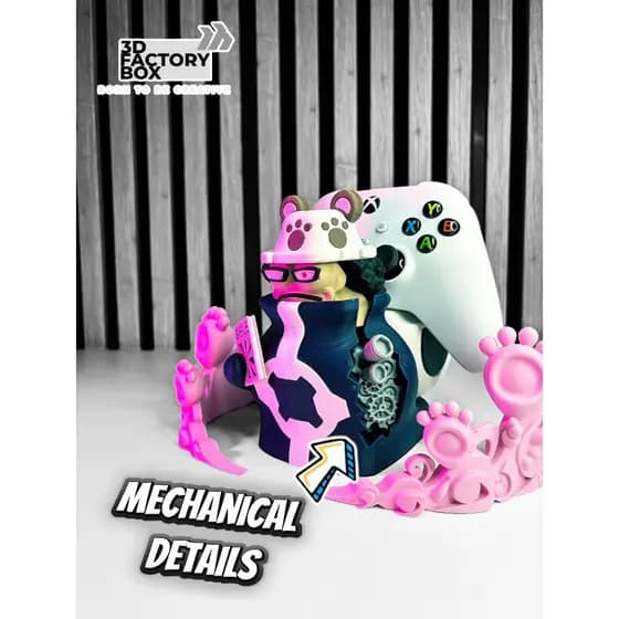 Suporte One Piece Urso de Bartholomew Controle Xbox Playstation 5,4,3,2 e Nintendo Switch Pro