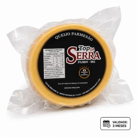 Parmesão Defumado 500 g Peça