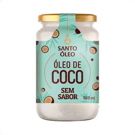 Óleo De Coco Santo Óleo Sem Sabor 500ml