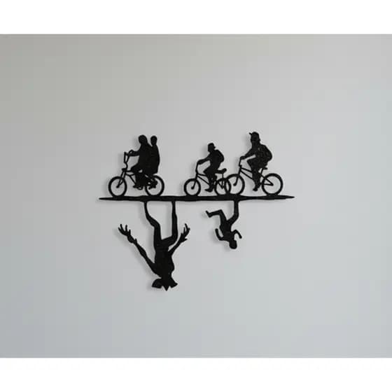 Stranger Things Placa decorativa Mundo Invertido para parede de escritório quarto home office